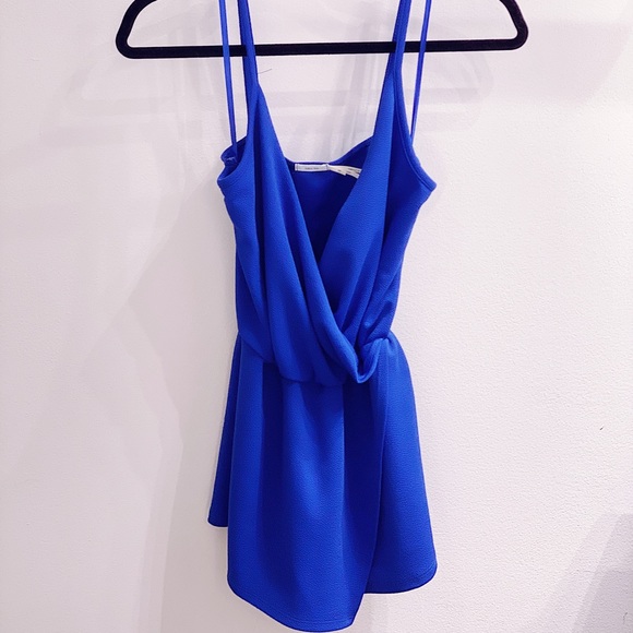 Urban Outfitters Ocean Blue Romper w/ Skort - Picture 5 of 7